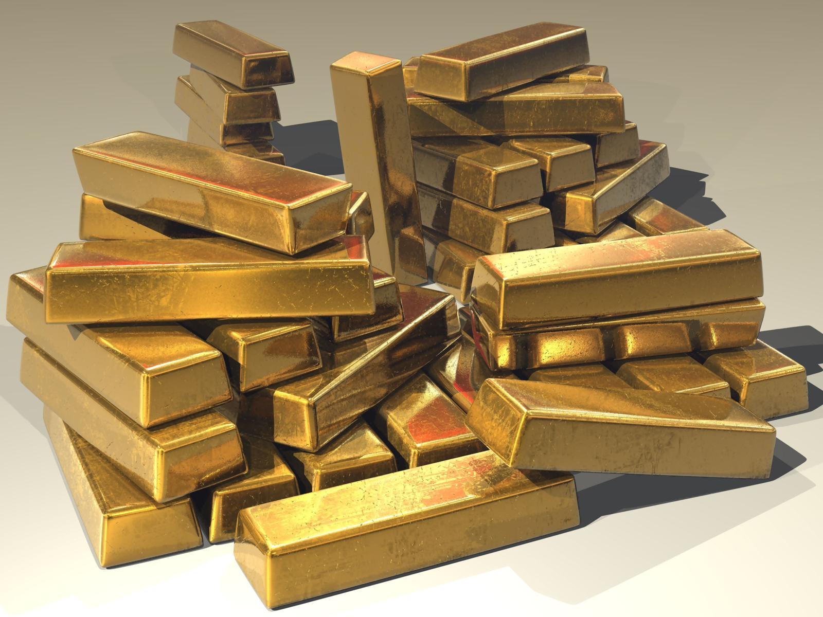 Stack of gold