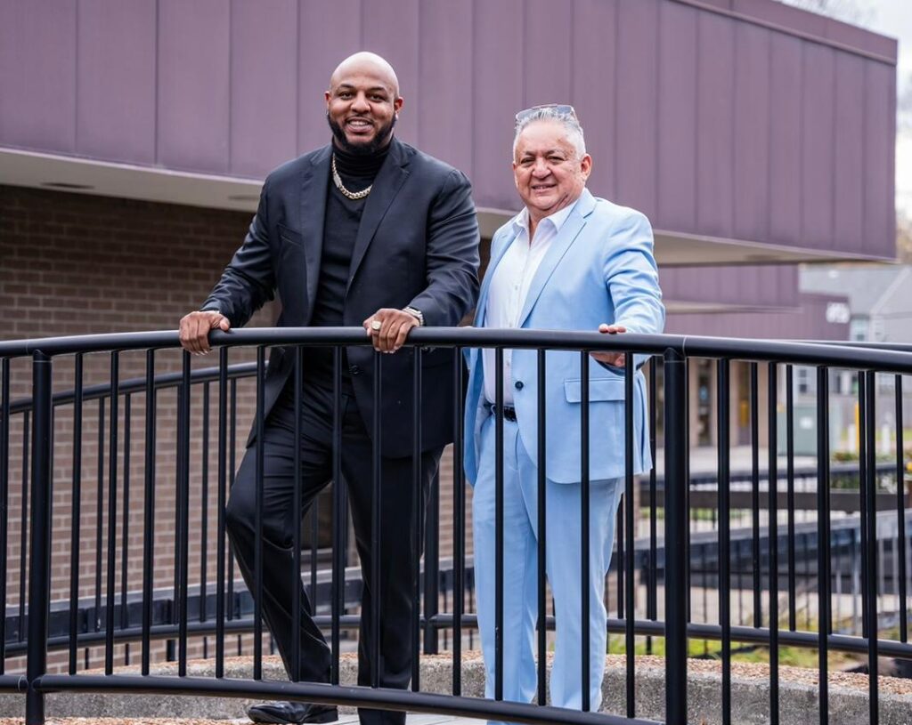 The Robinson Gold Exchange Owners Delano Robinson and Joaquin Parraga